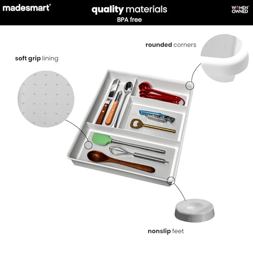 Classic 4 Compartment Drawer Organizer