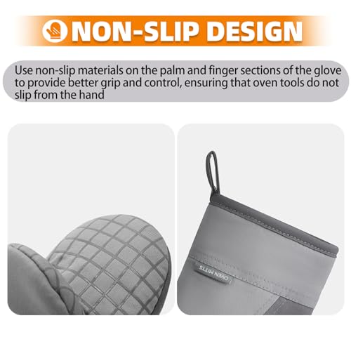 Mini Oven Mitts (Gray)