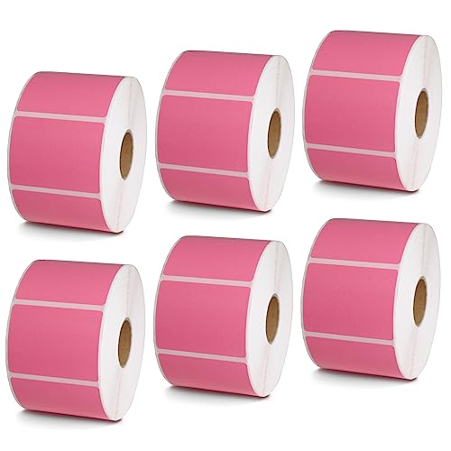 2" x 1.5" 51 mm x 38 mm (2 in x 1.5 in / Pink)