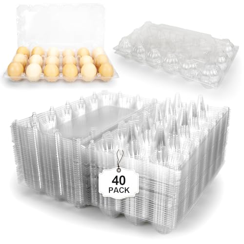 40 Pack Egg Cartons (Medium-40PK-18CT)