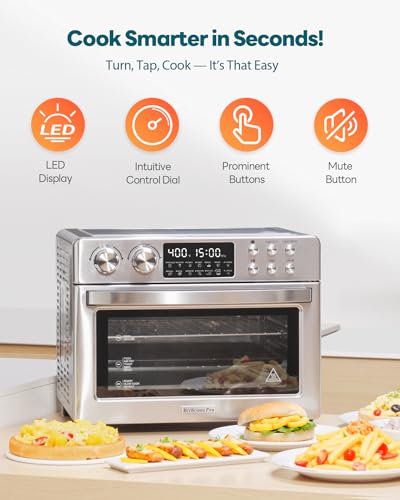 28QT Air Fryer Toaster Oven Combo (Stainless Steel)