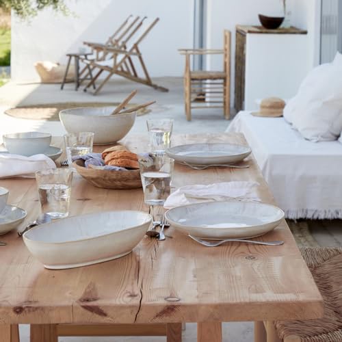Ceramic Stoneware 11" x 4.5" (Eivissa Sand Beige / 119 oz.)