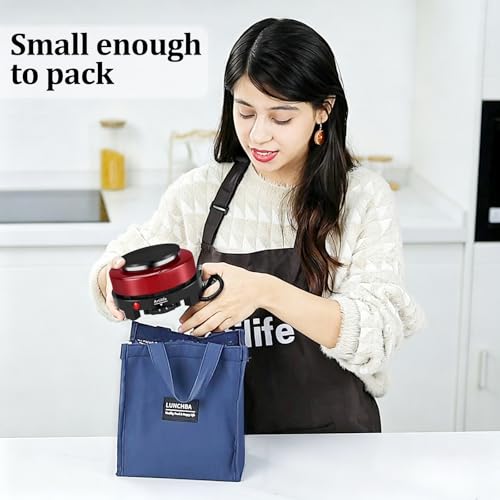 500W Mini Electric Hot Plate (Red)