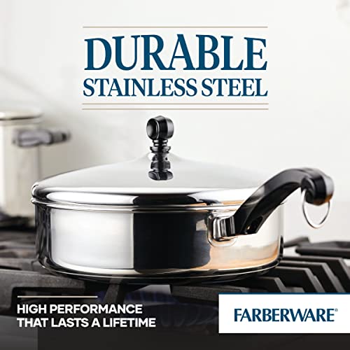 Classic Series Stainless Steel Saute Pan with Lid