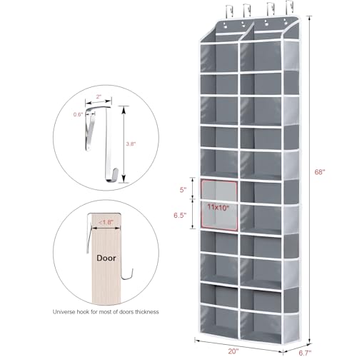 Over the Door Organizer (Grey)