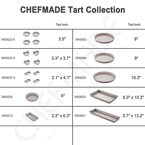 9.5 Inch Round Tart Pan with Holes Removable Loose Bottom (9.5" with Holes Removable Bottom)