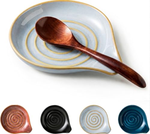 Spoon Rest Large Ceramic Spoon Holder for Stove Top