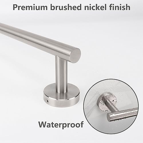 Hand Towel Holder (Brushed Nickel / 9 In-Round)