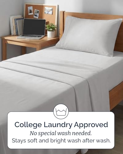 Twin XL 3 Piece Sheet Set (04 - French Grey / Twin XL)