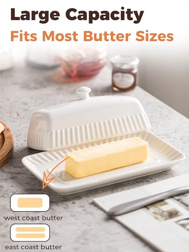 Ceramic Butter Dish with Lid