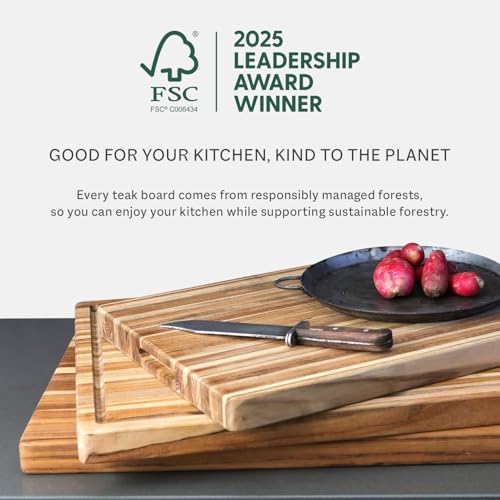 Butcher Block Cutting Board (Without Juice Groove / Extra Large (24 inch x 18 inch x 1.5 inch))