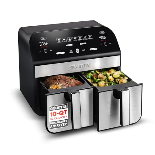 Air Fryer 10 Qt Dual Basket Capacity