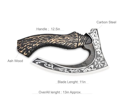 Handcrafted Pizza Axe (Black)