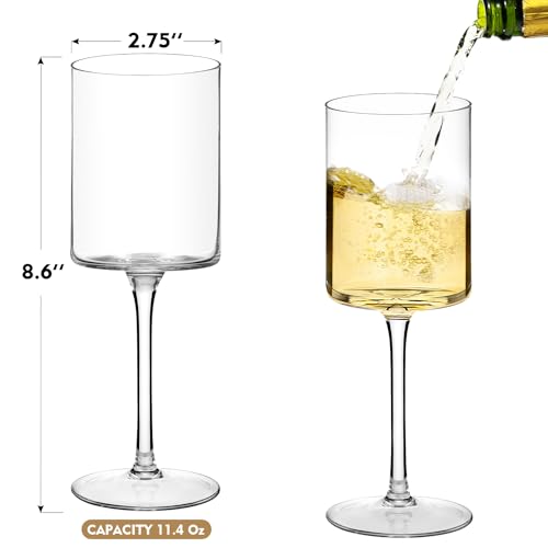 Square Wine Glasses Set of 6 (6 Count)