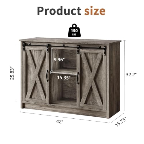 Farmhouse Coffee Bar (Wash Grey)