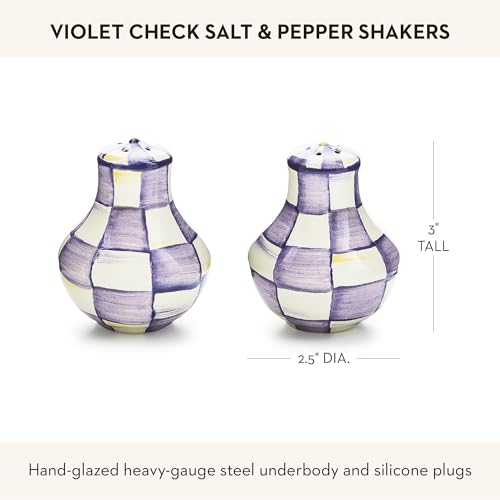 Salt & Pepper Set (Violet Check / Small)