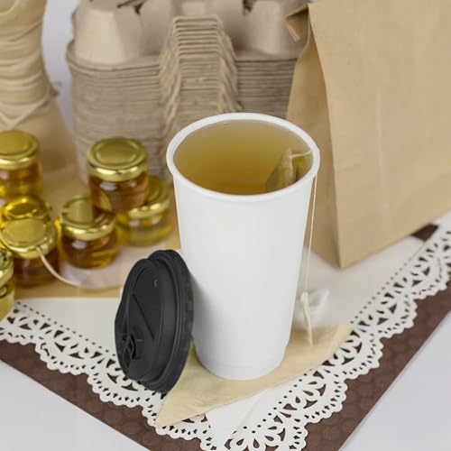 C KIC520W 20 oz. Insulated Paper Hot Cups (24 OZ / Insulated - White)