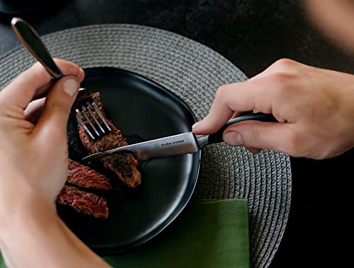 8 Piece Serrated Kitchen Steak Knife Set