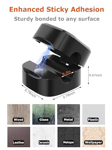 Magnetic Cable Clips (9 .)