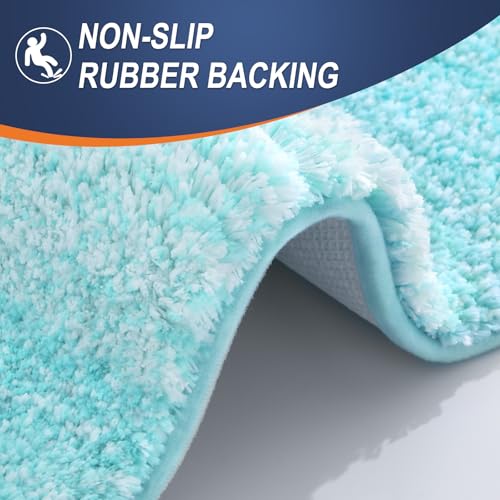 Large Bathroom Rugs 50x30 (50" X 30" / Teal)