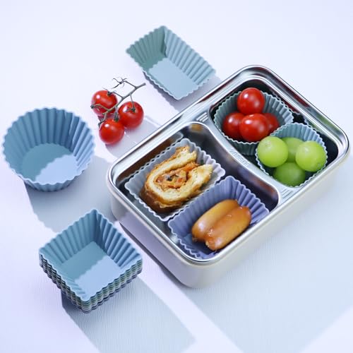 24Pack Silicone Muffin Cups (Grey Series / Regular Size)
