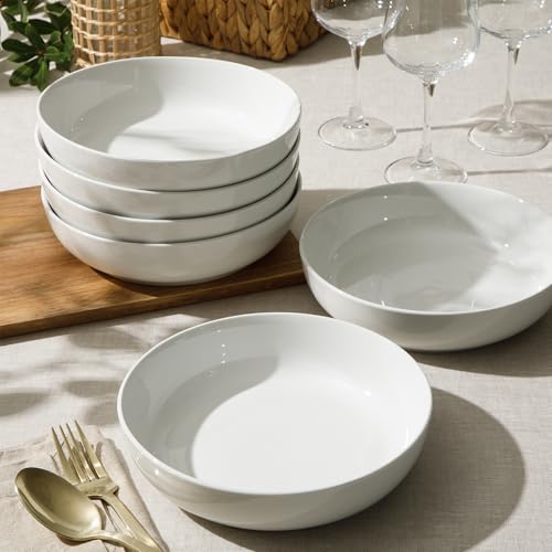 Zen Buffet Pasta Bowls Set of 6 (White (Pasta Bowl) / 41oz Pasta Bowl (Set of 6))