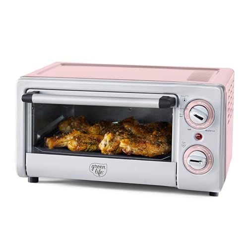 Countertop Toaster Oven Air Fryer Stainless Steel (Countertop Toaster Oven Air Fryer / Pink)