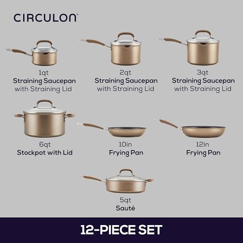 Premier Professional Induction Pots and Pans Set (12-Piece Set)