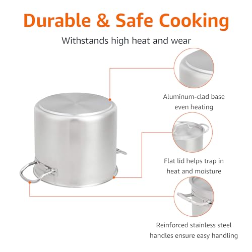 12 Quarts Stainless Steel Aluminum (12 Quarts)