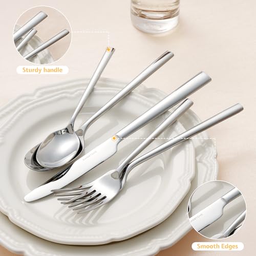 Silverware Set for 8 (40-Piece / Silver)