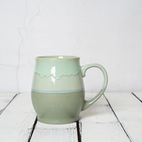 Extra Large Ceramic Coffee Mug (Green)