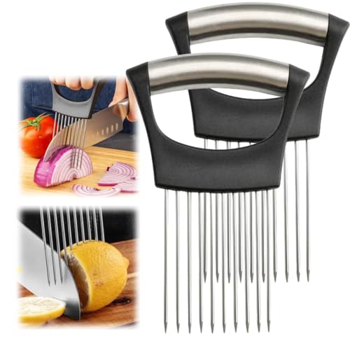 Stainless Steel Onion Slice Holder (2 PCS)