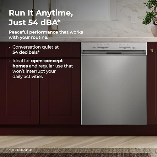 24" Hybrid Tub Dishwasher (Fingerprint Resistant Stainless Steel)
