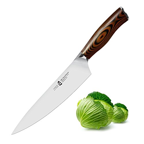 Chef Knife 8 inch Sharp Kitchen Knife with Pakkawood Handle