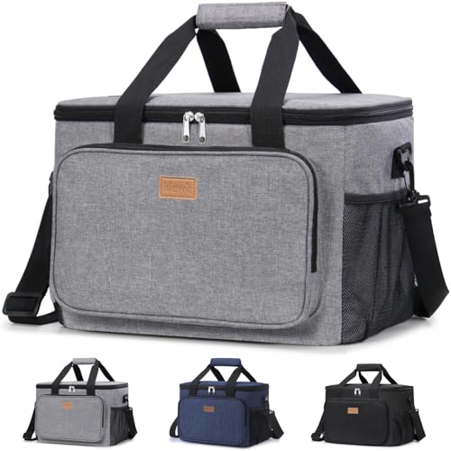 Insulated Lunch Box for Men (Gray / Mega (33L))
