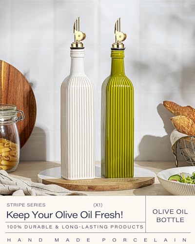 18 oz Olive Oil Dispenser Bottle for Kitchen (Vintage)