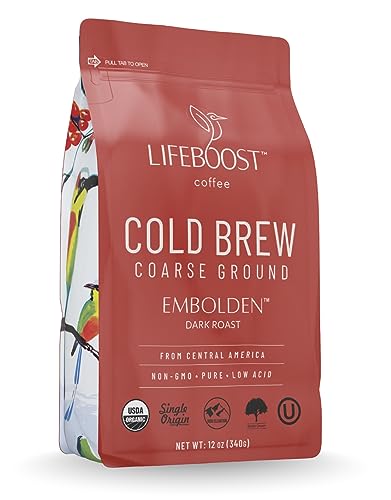 Dark Cold Brew Ground Coffee (12 Ounce (Pack of 1))