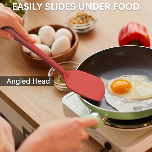 2 Pack Silicone Spatula Set (PureRed)