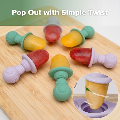 Silicone Toddler Popsicle Mold (Lavender)