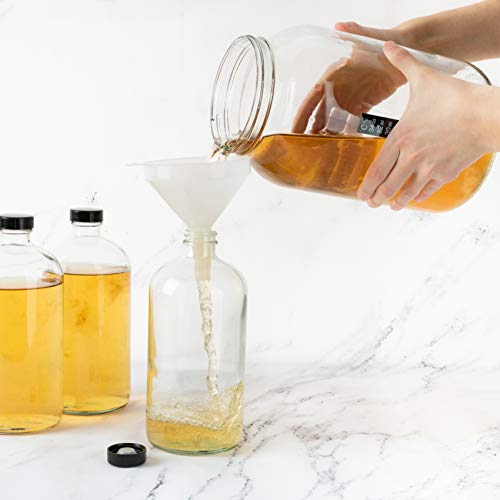 1 Gallon Glass Jar with Lid (White Lid / 1 Gallon)