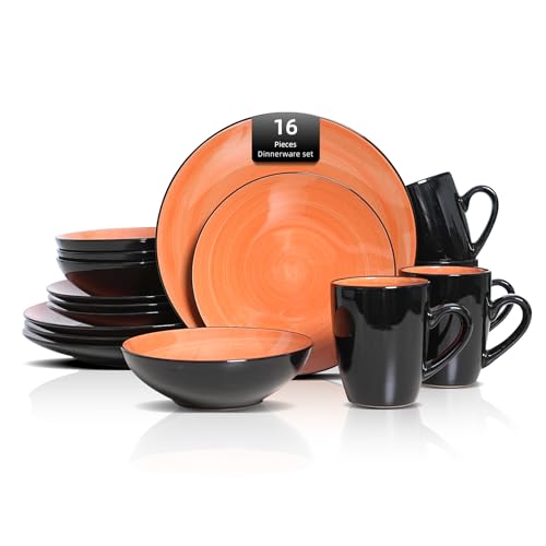 Stoneware Sonoma 16pc Dinnerware Set (16pc Set / Orange)