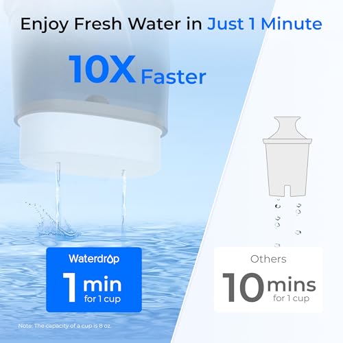 PT 72BL Glass Water Filter Pitcher