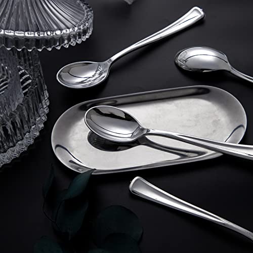 200PCS Silver Plastic Spoons (Spoon Silver)