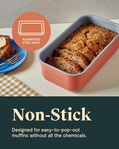 Non Stick Ceramic (White / 2x Loaf Pan (1lb))