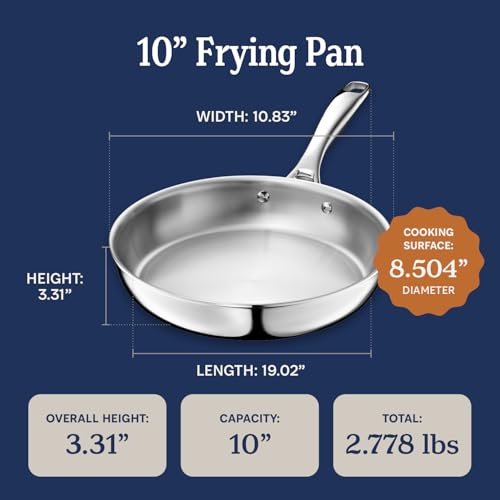 5 Ply Stainless Steel 10 (10-Inch)
