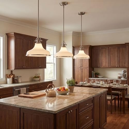 Grant 13.5" Pendant Light (Brushed Nickel)
