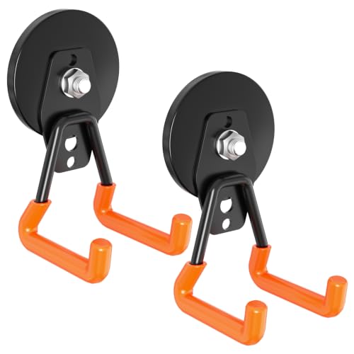 Heavy Duty Magnetic Hooks (Red)