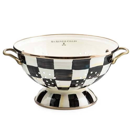Enamel Colander (Large / Courtly Check)