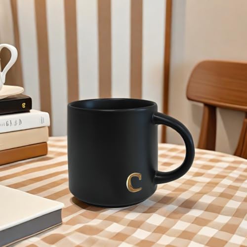 Black Ceramic Coffee Mug (Black-C)