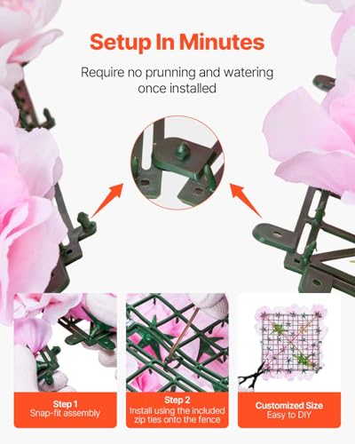 3D Flower Wall Panel (Flower / 15*15IN 12P)
